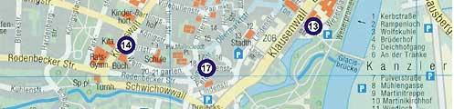 Stadtplan mit Parkplatzmakierung 3