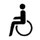 Rollstuhl voll zugänglich